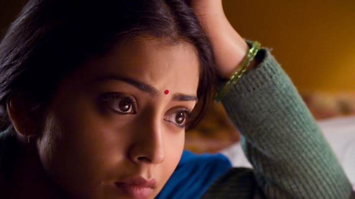 Shriya Saran Sad Cute Face Closeup